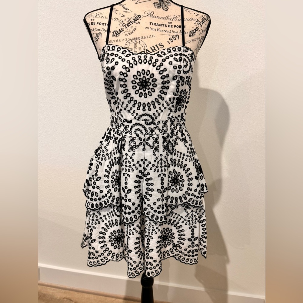 Black and White Dress